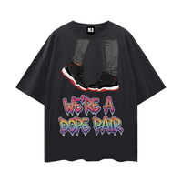 "Bred 11's" Drop Shoulder T-Shirt