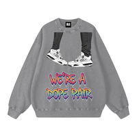 "Military Black" Oversized Sweatshirt