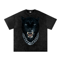 PANTHER WITH DA GRILL STONE WASH TEE