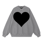 BLACK LOVE (LIGHT GRAY) Sweatshirt