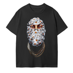 WHITE FLOWER SKI MASK T-Shirt