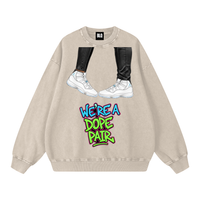 Snow Washed Oversized Sweatshirt