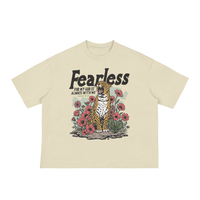 FEARLESS WHITE BOXY TEE