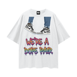 "High Zoom"  Loose Drop Shoulder T-Shirt