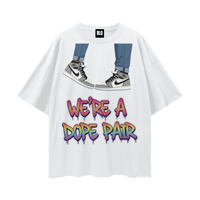 "High Zoom"  Loose Drop Shoulder T-Shirt