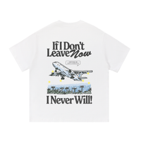 Positiv-Tee "If I Don't Leave"
