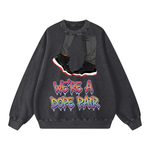 "Bred 11's" Oversized Sweatshirt