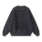 Snow Washed Oversized Sweatshirt