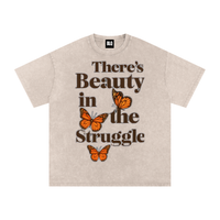 BEAUTY IN THE STRUGGLE STONE WASH TEE
