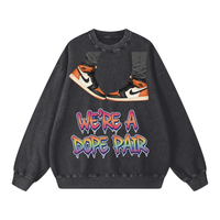 "Retro Orange" Oversized Sweatshirt