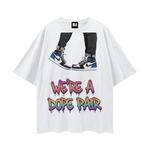 "Fragment Union"Drop Shoulder T-Shirt