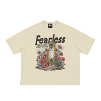 FEARLESS WHITE BOXY TEE