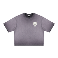 White Panther Dyed Boxy T-Shirt