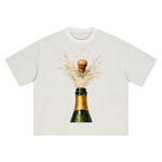 "Popping Bottles" Boxy Oversized T-Shirt