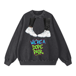 Snow Washed Oversized Sweatshirt