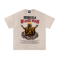 JESUS IS A BLACK MAN STONE WASH TEE