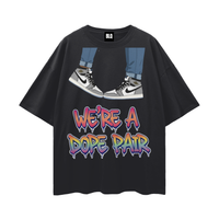 "High Zoom"  Loose Drop Shoulder T-Shirt