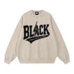 Snow Washed Oversized Sweatshirt