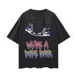 "Fragment Union"Drop Shoulder T-Shirt