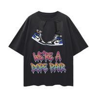 "Fragment Union"Drop Shoulder T-Shirt