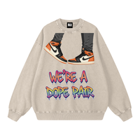 "Retro Orange" Oversized Sweatshirt