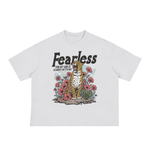FEARLESS WHITE BOXY TEE