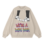 "Military Black" Oversized Sweatshirt