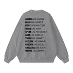Snow Washed Oversized Sweatshirt