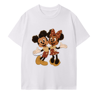 BLACK MICKEY & MINNE T-Shirt