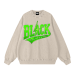 Snow Washed Oversized Sweatshirt