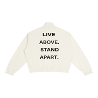 High Society Striped Full-Zip Track Jacket