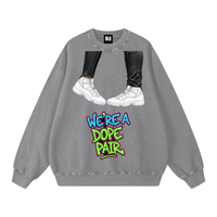 Snow Washed Oversized Sweatshirt