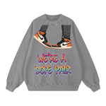 "Retro Orange" Oversized Sweatshirt