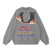 "Retro Orange" Oversized Sweatshirt