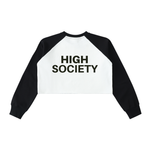 Women's High Society Raglan Crop Sweatshirt