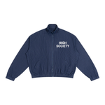High Society Striped Full-Zip Track Jacket