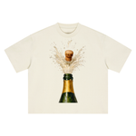 "Popping Bottles" Boxy Oversized T-Shirt