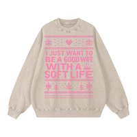 "GOOD WIFE-SOFT LIFE" SWEATSHIRT