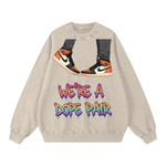 "Retro Orange" Oversized Sweatshirt