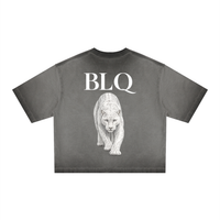 White Panther Dyed Boxy T-Shirt