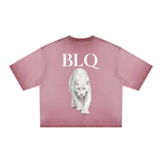 White Panther Dyed Boxy T-Shirt