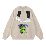 Snow Washed Oversized Sweatshirt