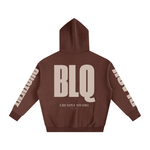 BLQ BROWN/TAN Oversize Fleeced Hoodie