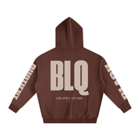 BLQ BROWN/TAN Oversize Fleeced Hoodie
