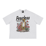 FEARLESS WHITE BOXY TEE