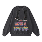 "Bred 11's" Oversized Sweatshirt