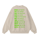 Snow Washed Oversized Sweatshirt