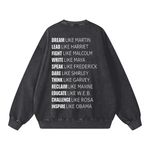 Snow Washed Oversized Sweatshirt