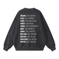 Snow Washed Oversized Sweatshirt