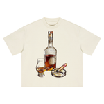 "Night Cap" Boxy Oversized T-Shirt